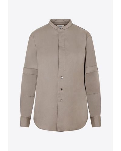 Lemaire Long-Sleeved Shirt - Gray