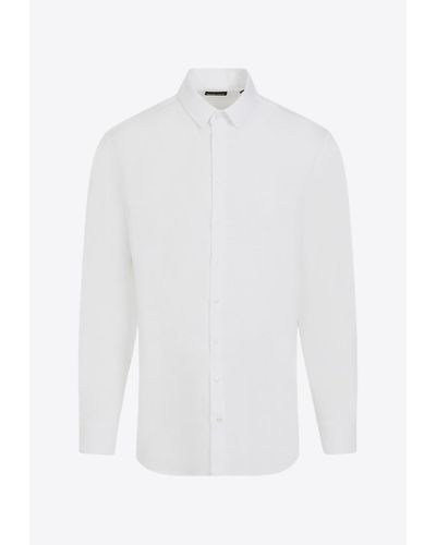 Giorgio Armani Long-Sleeved Shirt - White
