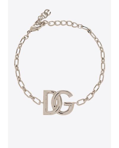 Dolce & Gabbana Bracelet With Logo - White