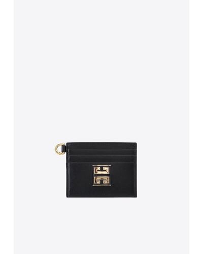 Givenchy 4G Plaque Leather Cardholder - White