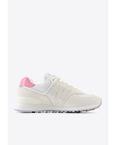 New Balance 574 Low-Top Trainers - White