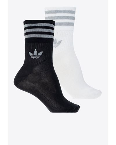 adidas Originals Adicolor Logo Crew Socks - Black