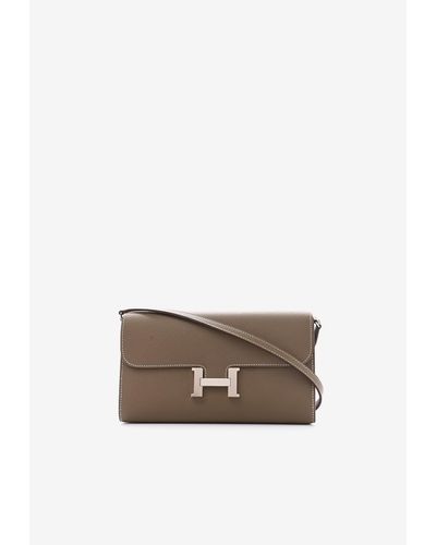 Hermès Constance Long To Go Wallet - White