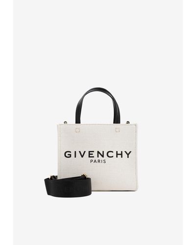 Givenchy Mini G-tote Cabas Bag - White