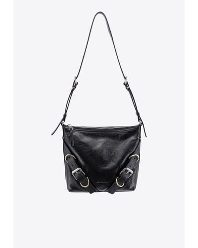 Givenchy Voyou Buckled Crossbody Bag - Black