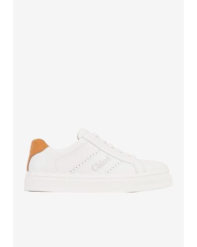 Chloé Lauren Low-Top Sneakers - White