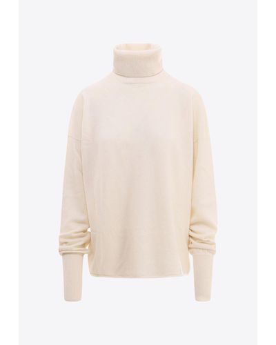 TOOK High-Neck Cashmere Sweater - White