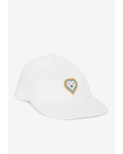 Casablancabrand Heart Baseball Cap - White