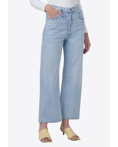 Citizens of Humanity Gaucho Vintage Wide-Leg Jeans - Blue