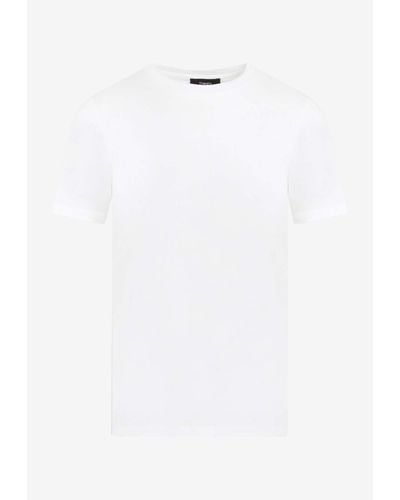 Theory Classic Short-Sleeved Crewneck T-Shirt - White