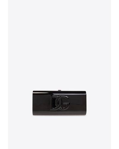 Dolce & Gabbana Dg Logo Box Clutch - White