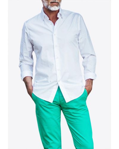 Les Canebiers Divin Button-Up Shirt - White