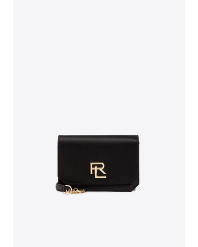 Ralph Lauren Mini 888 Logo Monogram Shoulder Bag - White