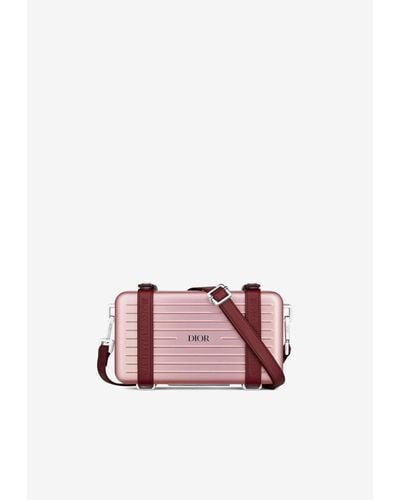Dior X Rimowa Aluminum Pouch Bag - Pink