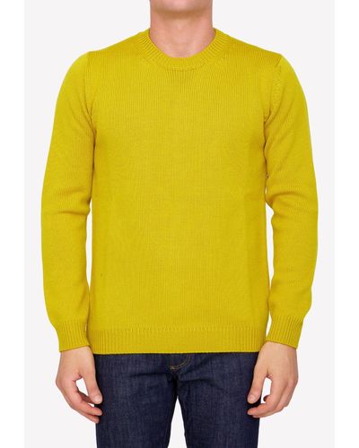 Roberto Collina Merino Wool Jumper - Yellow