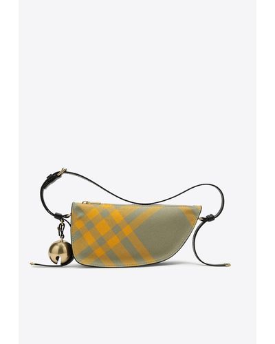 Burberry Mini Shield Sling Shoulder Bag - Yellow
