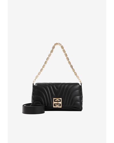 Givenchy Small 4g Soft Shoulder Bag In Nappa Leather - White