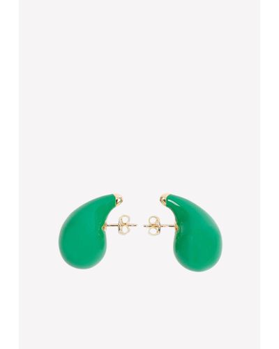 Bottega Veneta Drop-shaped Stud Earrings - Green