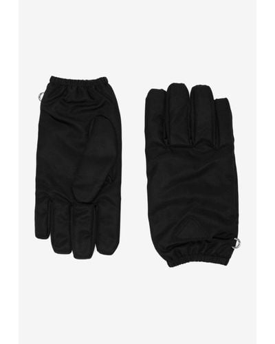 Prada Re-Nylon Gloves - Black