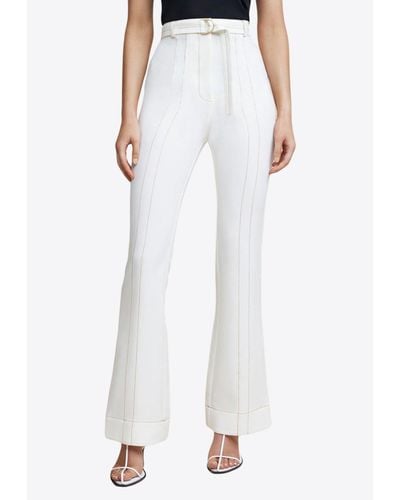 Acler Moreton Flared Trousers - White