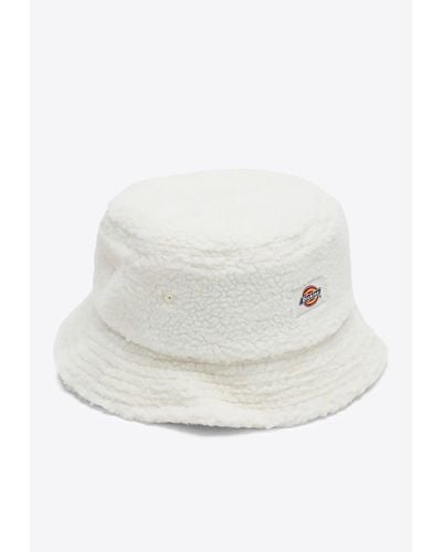 Dickies Fisherman' Fleece Bucket Hat - White