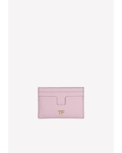 Tom Ford Tf Classic Cardholder - Pink