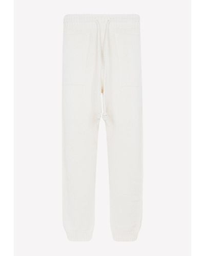 Off-White c/o Virgil Abloh 3D Diag Knitted Pants - White