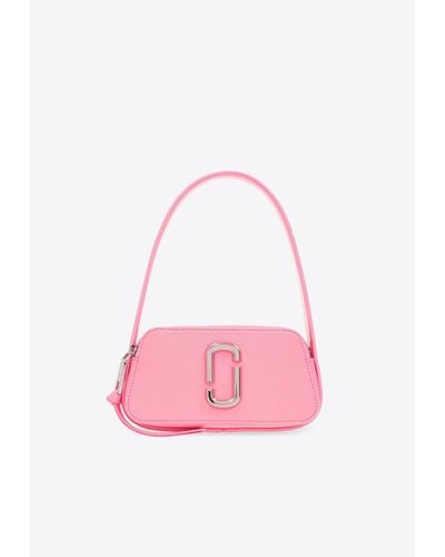 Marc Jacobs The Slingshot Leather Top Handle Bag - Pink