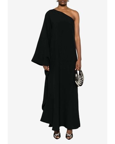 ‎Taller Marmo Balear One-Shoulder Maxi Dress - Black