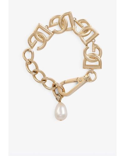 Dolce & Gabbana Dg-Plated Link Bracelet - Metallic
