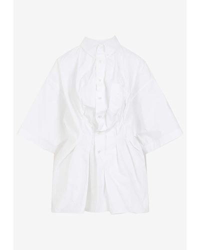 Maison Margiela Button-Down Short-Sleeved Shirt - White