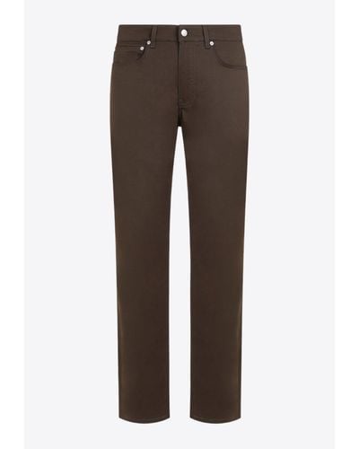 Dunhill Straight-Leg Trousers - Brown