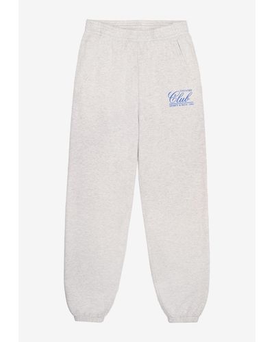 Sporty & Rich 94 Country Club Track Pants - White