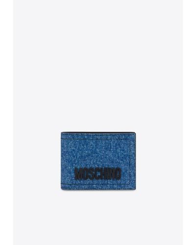 Moschino Bi-Fold Wallet - Blue