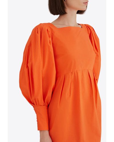 FARM Rio Bow-Detail Mini Dress - Orange