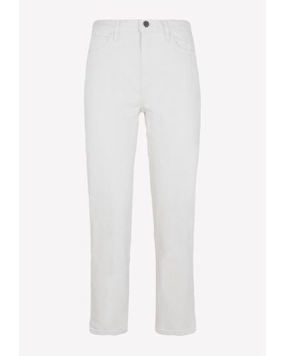 Theory Treeca Copped Jeans - White