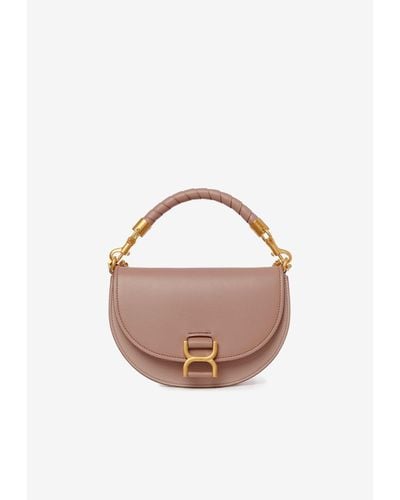 Chloé Marcie Chain Flap Top Handle Bag - Pink