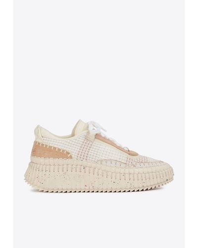 Chloé Nama Low-Top Trainers - White
