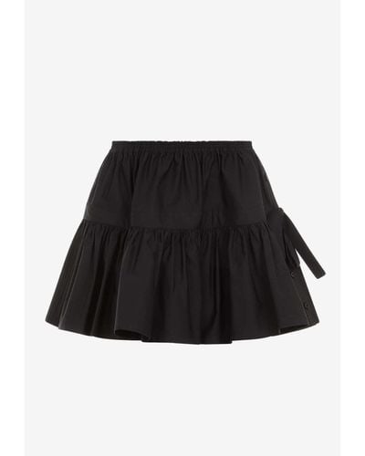 Alaïa Deesse Mini Skirt - Black