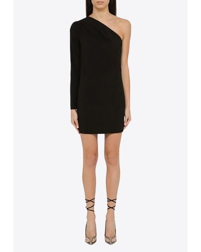 DSquared² One-Shoulder Mini Dress - Black