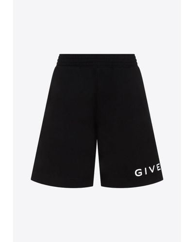 Givenchy Logo Bermuda Shorts - Black