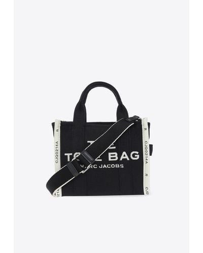 Marc Jacobs The Small Logo Jacquard Tote Bag - Black