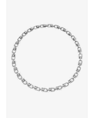 Eera Reine Diamond Chain Necklace - White