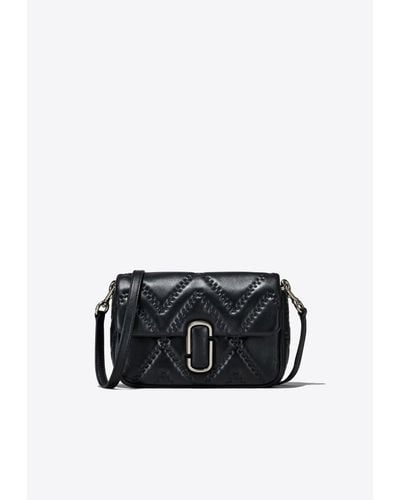 Marc Jacobs J Marc Leather Shoulder Bag - Black