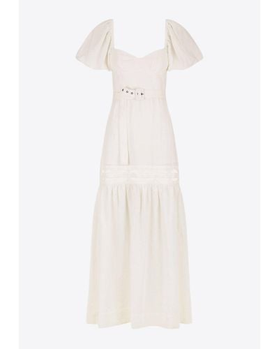 Shona Joy Julieta Cut-Out Maxi Dress - White