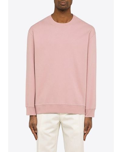 Brunello Cucinelli Long-Sleeved Crewneck Sweatshirt - Pink