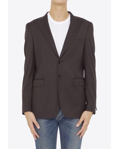 Tonello Single-Breasted Viscose Blend Suit - Grey