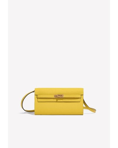 Hermès Kelly To Go Wallet - Yellow