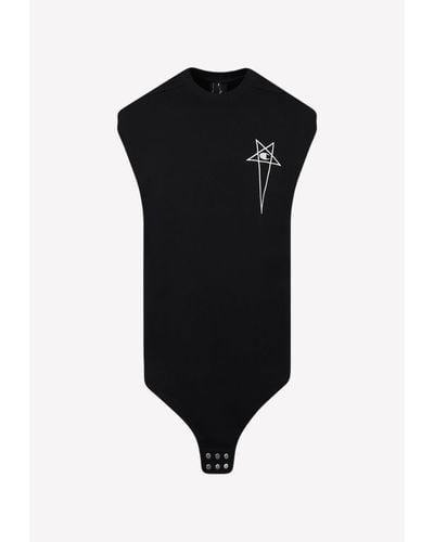 Rick Owens X Champion Pentagram Sleeveless T-shirt - Black