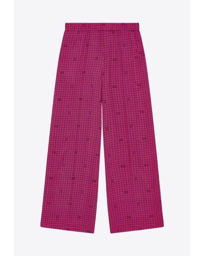 KENZO Weave Pajama Pants - Purple